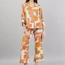 BAESD Printed Pure Cotton Shirt With Trousers Co-Ords-picture-36