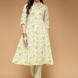 LARGISH Women Printed Tunic & Trousers Co-Ords-picture-14