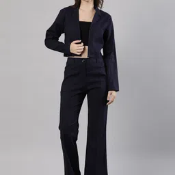 Femmora Shoulder Straps Pure Cotton Top With Trousers & Jacket-picture-1