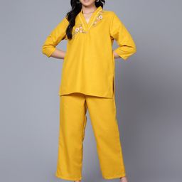 Bani Women Embroidered Ethnic Tunic With Trousers-picture-25
