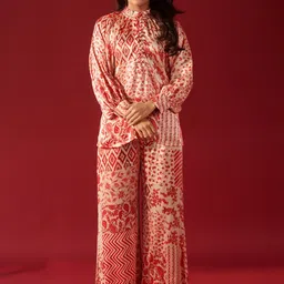 Ambraee Ethnic Printed Shirt With Palazzo-image-67