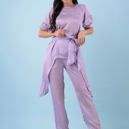 Kohsh Bandhani Printed Top With Trousers Co-Ords-58