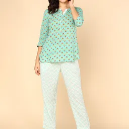 Shiv ali apparels Printed Top & Trousers-image-52