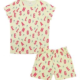 Clothe Funn Girls Pure Cotton Printed T-shirt with Shorts-image-55