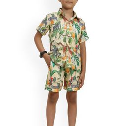 BAESD Boys Printed Shirt & Short Clothing Set-image-40