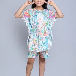 BAESD Girls Printed Pure Cotton Night Suit-picture-44