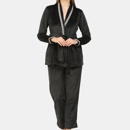 KALINI Embroidered V-Neck Tunic & Trouser-image-82