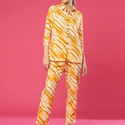 KALINI Abstract Printed Shirt With Trouser-picture-9