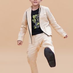 BAESD Boys Long Sleeves Jacket with Trousers-image-28