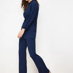 Trendyol Striped Tunic With Trousers-51