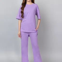 TYSORT Round-Neck Short Sleeve Top & Trouser Co-Ords-picture-17