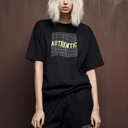 FFLIRTYGO Printed T-Shirt With Short Co-Ords-image-39