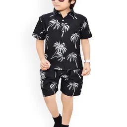 BAESD Boys Printed Pure Cotton Shirt & Shorts-image-47