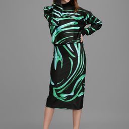 PURVAJA Women Turquoise Blue Printed Co-ords-image-49