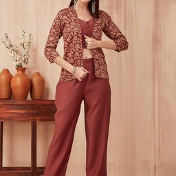 Chandbaali Printed Top Trousers & Jacket-picture-52