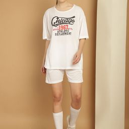 VIMAL JONNEY Printed Oversized T-shirt and Shorts-picture-46