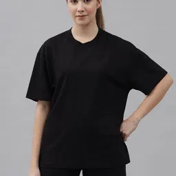 GRIFFEL Pure Cotton Oversized T-Shirt With Shorts-image-90