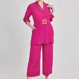 ONE KNOT ONE Top With Palazzo Co-Ords-picture-34