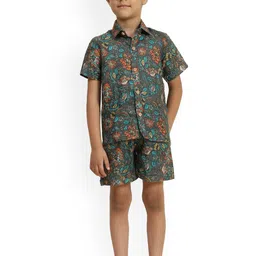 BAESD Boys Printed Shirt & Short Clothing Set-image-88