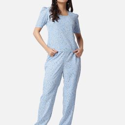 Popwings Floral Printed Top & Joggers Co-Ords-image-97