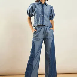 SASSAFRAS Pure Cotton Shirt With Trousers-picture-19