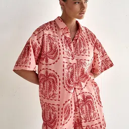 LULU & SKY Printed Shirt With Shorts Co-Ords-image-85