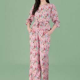 Masakali.Co Printed Top With Trousers Co-Ords-image-18