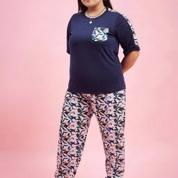 AUSTIVO Printed T-Shirt With Joggers Co-Ords-16