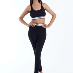 So What Lightly Padded Rapid-Dry Sports Bra & Ankle Length Yoga Tights-picture-39