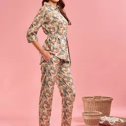 Anouk Abstract Printed Shirt With Trousers-picture-9