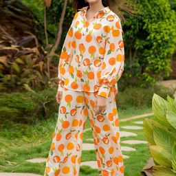 Ambraee Printed Shirt With Trousers-picture-17