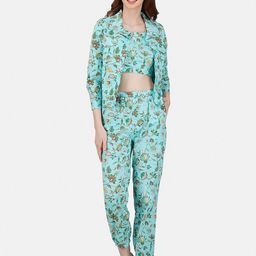 GULAB CHAND TRENDS Printed Pure Cotton Co-Ord Set With Jacket-picture-27