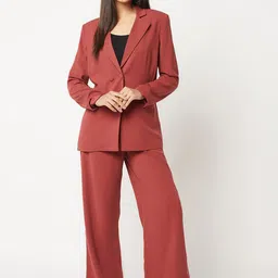 HOUSE OF S Long Sleeves Notched Lapel Collar Coat & Trousers-picture-22