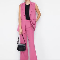 Trendyol Notch Lapel,Sleeveless Blazer With Trousers-image-77