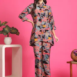 Claura Printed Tunic & Trousers Co-Ords-picture-50