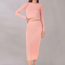 Selvia Dyed & Knitted Top & Skirt Co-Ords-picture-40