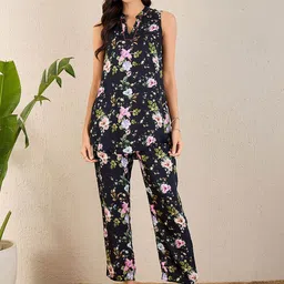 First Resort by Ramola Bachchan Printed Top With Trousers Co-Ords-image-69