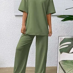 My Swag Round Neck Relaxed-Fit T-Shirt & TrouserCo-Ords-picture-14