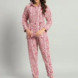SEPHANI Printed Pure Cotton Shirt With Trouser Co-Ords-picture-56