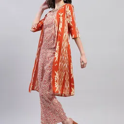 Monte Carlo Abstract Printed Top & Trousers With Jacket Co-Ords image 4