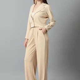 kotty bizwear KOTTY Basics Notched Lapel Collar Coat & Trousers image 3
