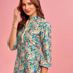 Anouk Regular Printed Kurta with Salwar image 4