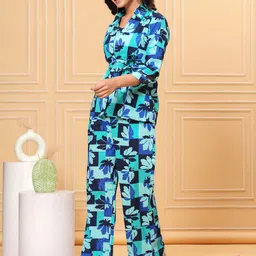 UNBIND Printed Pure Cotton Top, Shrug & Trouser Co-Ords image 5