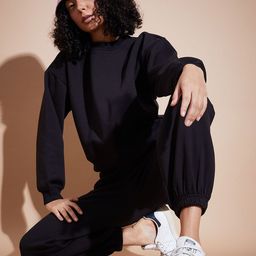SASSAFRAS BASICS Fleece Oversized Sweatshirt With Joggers image 4