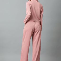 kotty bizwear KOTTY Basics Notched Lapel Collar Coat With Trousers image 2