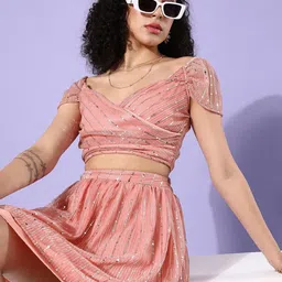 Sera Embellished Crop Top & Skirt-image-17