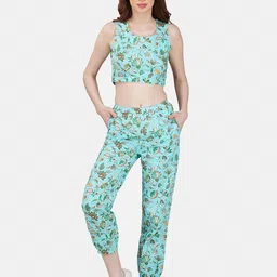 GULAB CHAND TRENDS Printed Pure Cotton Co-Ord Set With Jacket image 3