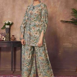 CHANSI Printed Top With Palazzos image 4