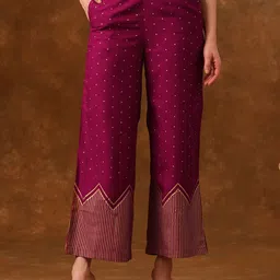 Anouk Printed Kaftan Top With Trousers image 2