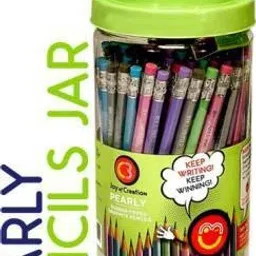 -C3 Perly Rubber Tipped 100 Super Dark Pencils Box with 5 Sharpners Pencil-image-99